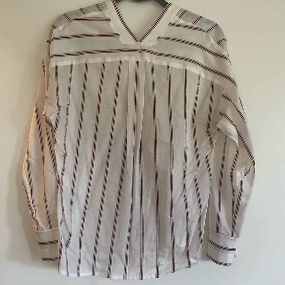 Vince Striped Blouse - Picture 5 of 5